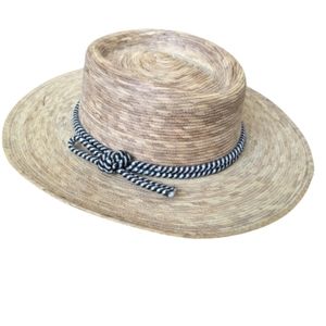 Boater Planter Style Woven Straw Hat